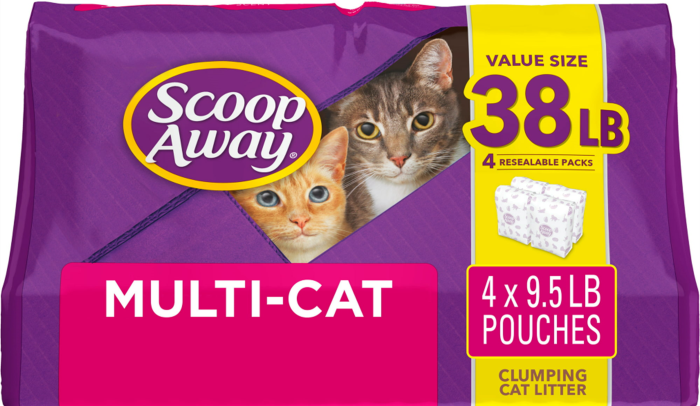 Cat Litter Clumping Scented Multi Cat 4/9.5lb (38lb)